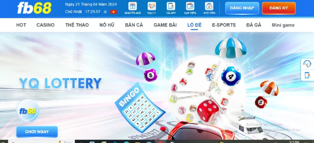 Sảnh lô đề trực tuyến tại Fb68 luôn nhộn nhịp người chơi đặt cược