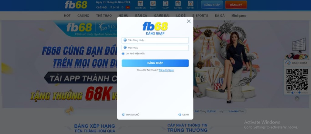 Các thao tác đăng ký tài khoản đại lý của nhà cái Fb68 không quá phức tạp