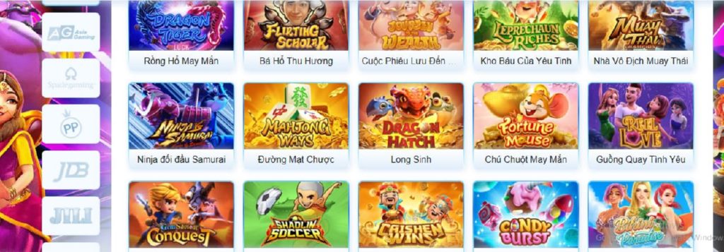 Số lượng tựa game nổ hũ online tại sảnh game nhà cái lên đến con số hàng trăm