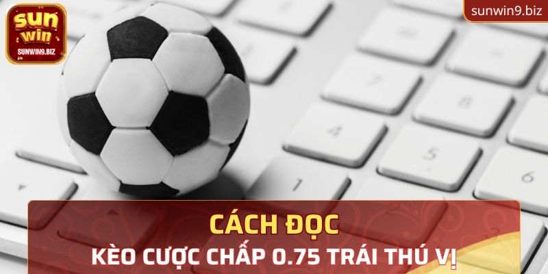 Cách đọc kèo cược chấp 0.75 trái thú vị