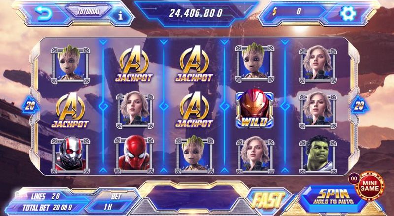 Tựa game nổ hũ avengers với mức thưởng hấp dẫn